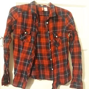 Plaid Button down shirt